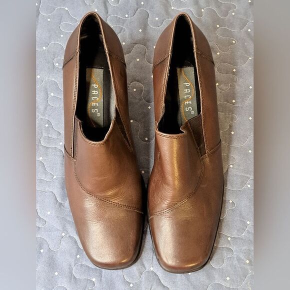 Paces Brenda brown heeled shoes size 7.5 - Picture 2 of 7